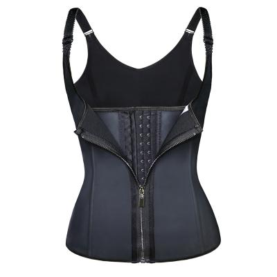 China Wholesale Women Antibacterial Slimming Trainer Latex Vest Waist Trainer Faja Shaper Casual Wear Tummy Control Body Shaper for sale