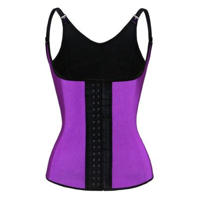 China Latex Antibacterial Vest Adjustable Strap Waist Trainer Workout Strap Slimming Vest Functional Body Shaping Corset for sale