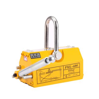 China Construction worksÂ   Competitive price good quality 1t permanent magnet manual permanent magnet lifter special magnetic hoist for sale