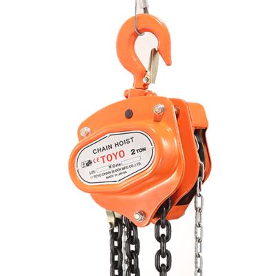 China Manufacture quality1ton 5m 6m 8m 0.5 ton best-selling manual china chain hoist 2T chain block for sale