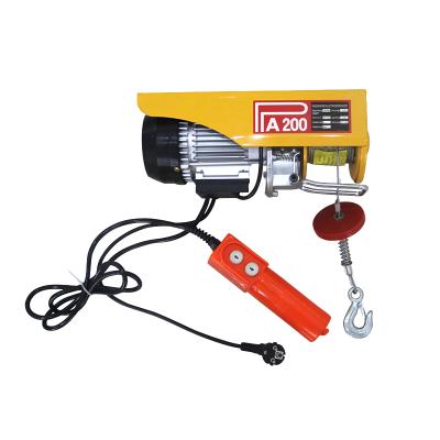 China Direct Wholesale Good Quality Screw Geared Electric Chain Hoist Controller Carrier Tackle Hook Motorized Trolley Crane 200kg for sale