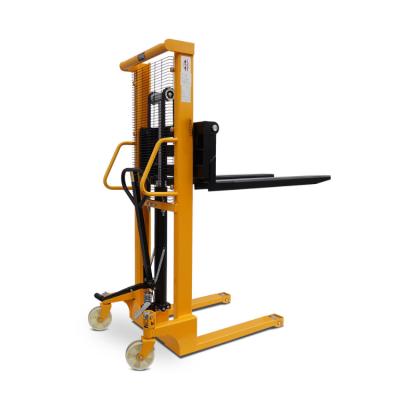 China Hotels 2T Hand Pallet Lifter Stacker Express Terminal Manual Hydraulic Forklift 1000kg Forklift for sale