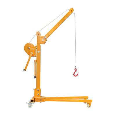 China Other Mobile Small Crane 200kg Portable Hand Lift Hoist Household Hoist for sale