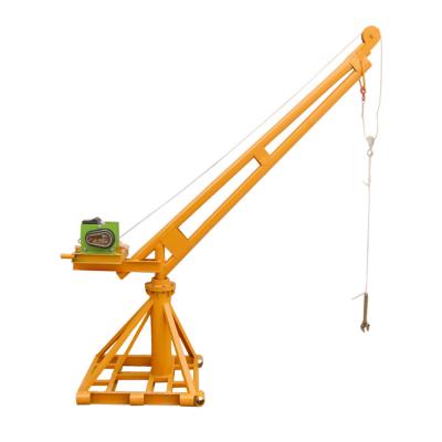 China Other Decoration Outdoor Crane 360 ​​Degree Rotating Crane Domestic Small Building Feeding Machine Small Crane for sale