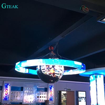 China Indoor Advertising 360 Degree Led Ball Style Sphere Display For Exhibition for sale