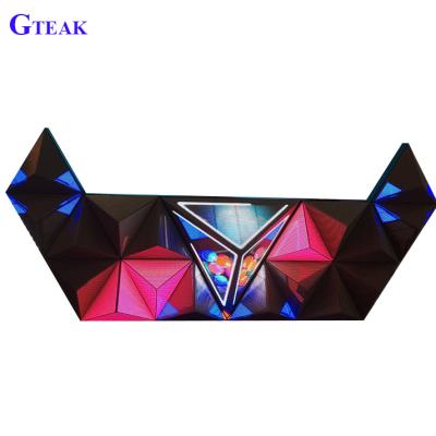 China P5 Indoor Indoor Stage Led DJ Table Triangle Booth for sale