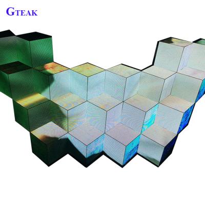 China Indoor Rgb Pixel 3d Led Cube DJ Booth for sale