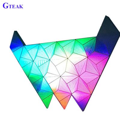 China Stage new product indoor 3d led triangular dj screen for night club stage bar for sale