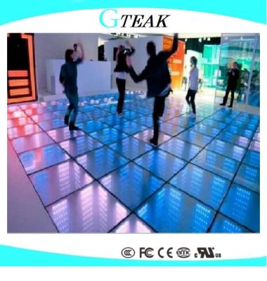 China Interactive led dance floor Shenzhen Shinning the interactive led dance floor panels for stage club for sale