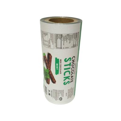 China Moisture Proof Custom Printed Resealable Food Grade Food Packaging Laminated Plastic Roll Film for sale