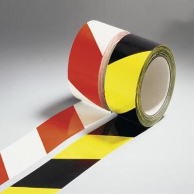 China Roll Tape Printing Single Caution Warning Device Thickness 30um-80um Polyester Pattern LDPE Style Red White Price for sale