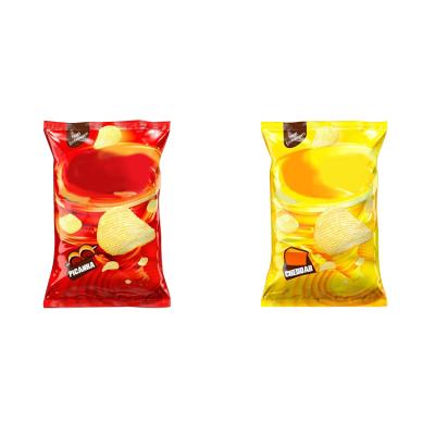 China Security Customs Sealing Plastic Stand Up Pouch Potato Chip Packing Plastic Bags For Food for sale