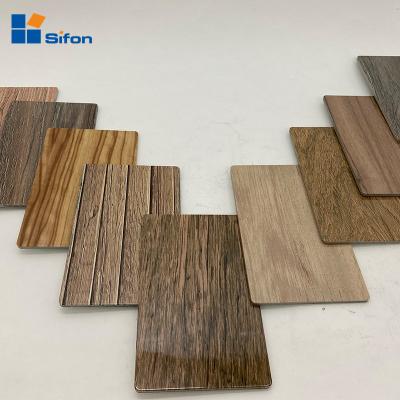 China AULAND Quality Assurance ACP 4mm ACP Modern Decorative Wood Wall Panel for sale