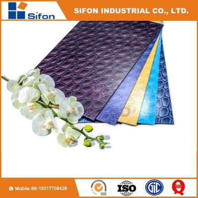 China Interior Wall Auland Composite Material ACP Aluminum Sheet For Sale Decorative 3D Wall Panels for sale