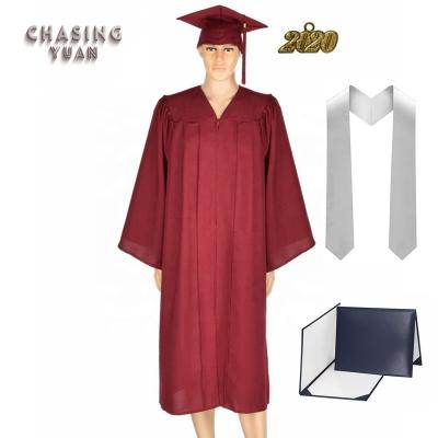 China School Clothes Drop Out Graduation Cap And Gown Stole With Diploma Cover for sale