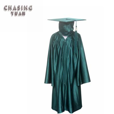 China 2019 Modern Shiny Preschool Kids Graduation Cap Dress And Tassel for sale