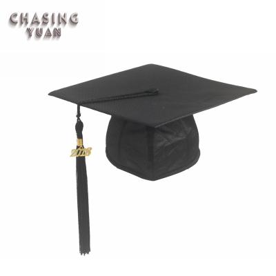 China Shiny Graduation Gown Black Kindergarten Graduation Hat for sale