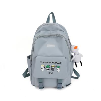 China Fashion trend junior and high school student schoolbag all-match wear-resistant large capacity casual backpack for sale