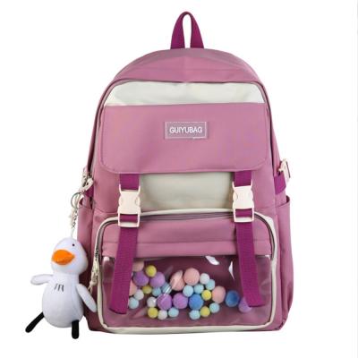 China Korean version of Harajuku high school student backpack brand wear-resistant backpack tide college student for sale