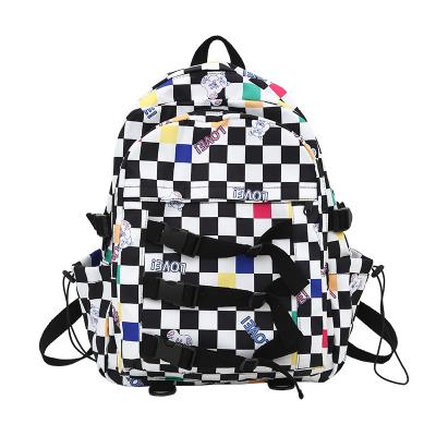 China 2021 Fashion high school student backpack wear-resistant female fresh soft backpack new small and cute school bag for sale