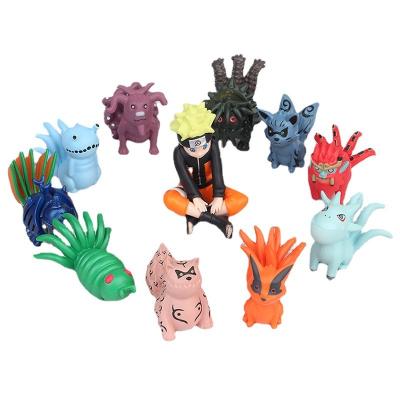 China Cartoon Toy Action Figures hot Japanese Narutos Anime figures Uzumaki kyuubi pvc action figure For kids gift for sale