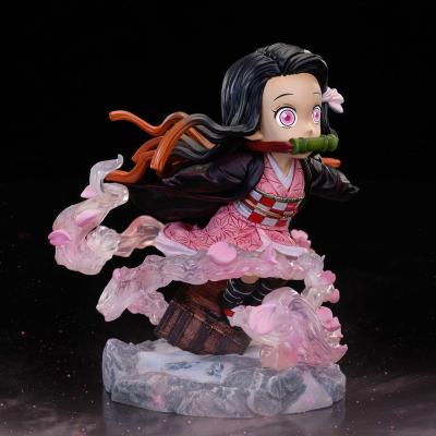 China Cartoon Toy Action Figures Anime GK Demon Slayer Nezuko Character Model for sale