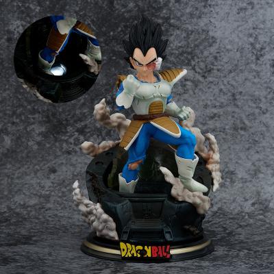 China Eco-friendly Material Action Figures Dragon-Bali Z Super Two Son Gohan Sharu Piccolo Can Glow Model Doll Toys Collection Figurals for sale