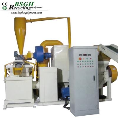 China Automatic Copper Aluminum Cable Scrap Granulator Recycling Machine BS-800 for sale