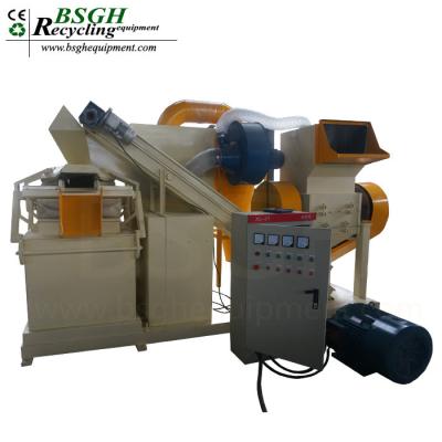 China copper cable wires granulator recycling for vending conveyor belt model BS-600 for sale