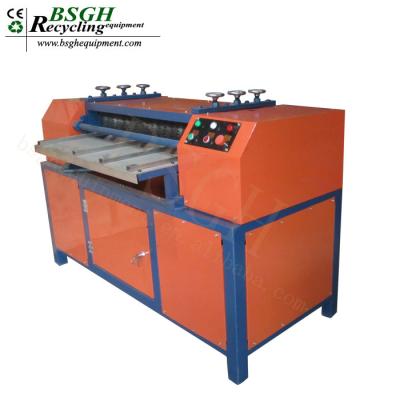 China BS-1200P Waste Radiator Recycling Machine Air Conditioning Radiator Crusher And Separator 3000kg/day for sale