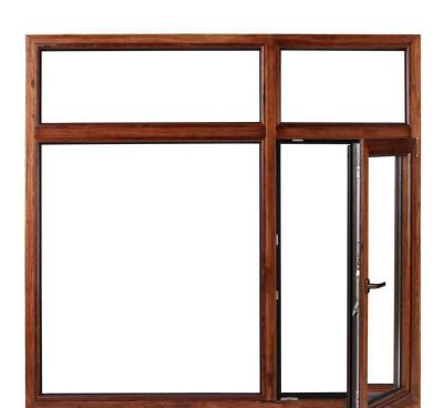 China Residential Aluminum Frame Sliding Windows With Grill Wood Grain Finish for sale