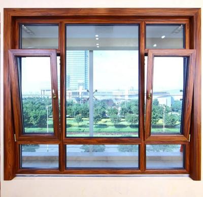 China Space Saving Aluminium Tilt And Turn Windows Wind Resistance Heat Insulated for sale