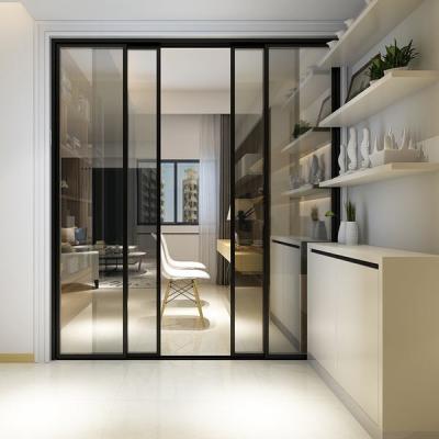 China Rustproof Aluminum Frame Glass Door Powder Coating Frame Energy Saving for sale