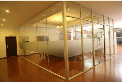 China Customized Size Aluminum Office Partition Easy Assembly Heat Insulation for sale