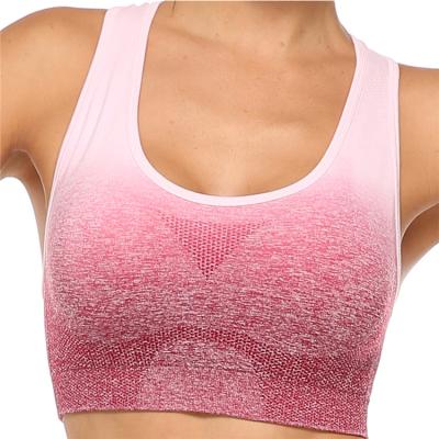 China Anti-Smell Long Lasting Vestga Cotton Seamless Women Invest On Shockproff Adjustable Yoga Bra for sale