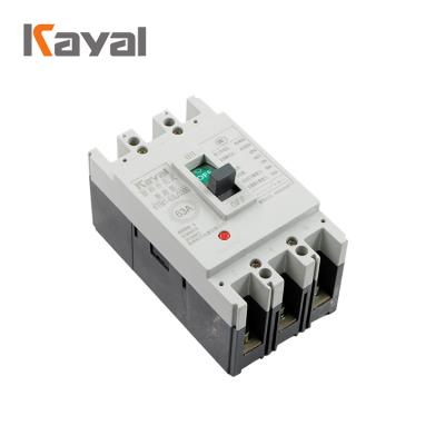 China KAYAL case circuit breaker 125 amp 150 amp 160 amp 4 pole mccb price 50KA three phase for sale