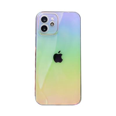 China New Design Shockproof Color Changing Aurora Phone Bags Full Cover Shockproof Hard Protective Phone Case For Iphone 14 13 pro max for sale