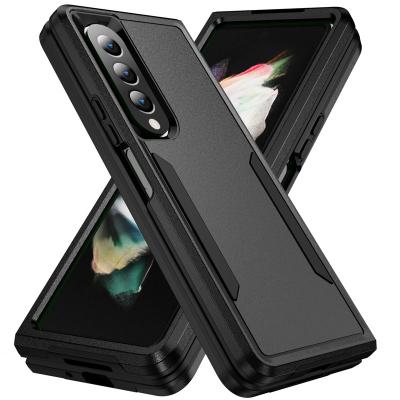 China Full Coverage Soft Protective Case Shockproof Hard PC and TPU Phone Shockproof Bags for Samsung Galaxy Z Fold4 for sale