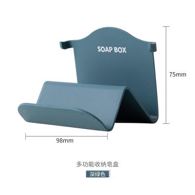 China Viable Hot Spots 2020 New Years Plastic Folding Soap Box Wholesale Non Porous Wall Mounted Toiletries for sale