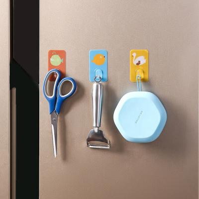 China Modern Home Decor Double Sided Adhesive Wall Hangs Transparent Wall Hanger Cup Sucker Hook Transparent Suction Wall Hooks for sale