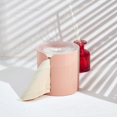 China 2021 Minimalist modern plastic style and traceless household no hole tissue box holder bathroom roll paper tissue boxes for sale