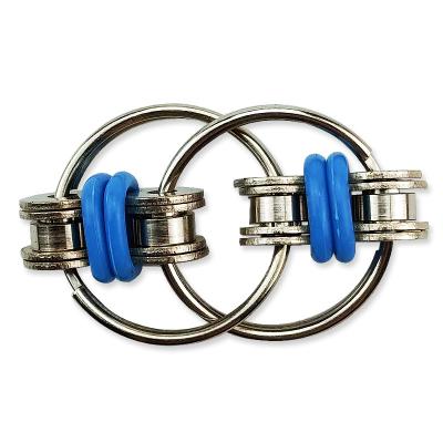 China EDUCATIONAL Ring Chain Toy for Worry, Main Chained Spinner Flippy Ring Toy Sand Spinner Bike Chain Works Autism Spinner Other Toys and Ho for sale