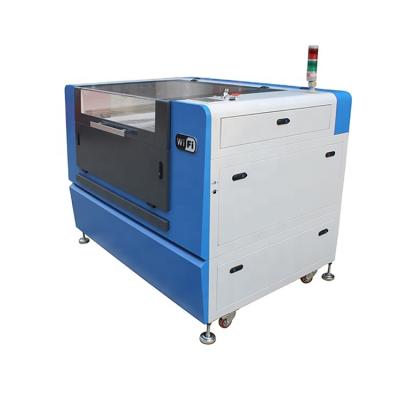 China Water Cooled Easy Installation Pet Tag Wood Engraving Machine 6090 Laser Plastic Engraving Machine for sale