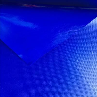 China Blue 650 Gsm Pvc Coated Tarpaulin Biofloc Fish Farming pvc Tarpaulin Fish Tank for sale