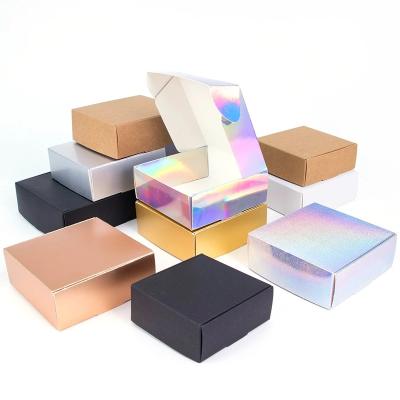 China Festival Gift Box White Gift Box Disposable Cardboard Kraft Paper Packaging Disposable Custom Shipping Box for sale