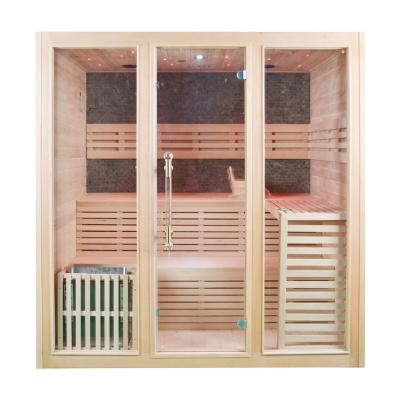 China Computer control panel price steam sauna room sauna room good for 6 people for sale