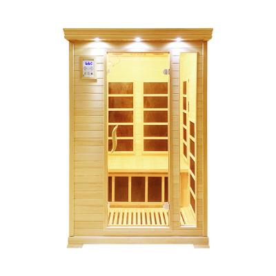 China Computer Control Panel Sauna Room High Quality Far Infrared Wholesale Infrared Sauna for sale