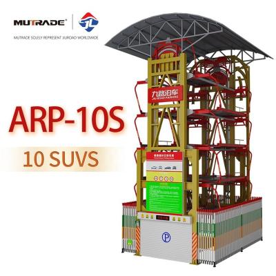 China auto 10 cars car display tower vertical parking system price SUV Allowed; L*W*H=5300*2100*2000 for sale