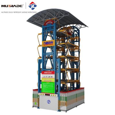 China automatic car park elevator carousel parking lift rotary parking system SUV Allowed; L*W*H=5300*2100*2000 for sale