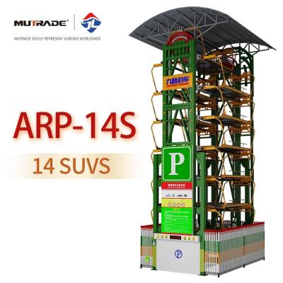 China car elevator 14 SUVs jiuroad rotary parking system SUV Allowed; L*W*H=5300*2100*2000 for sale